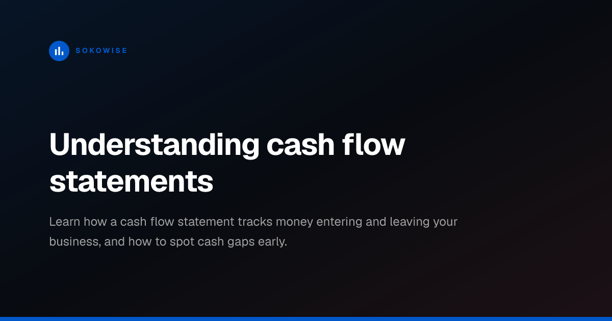 Understanding cash flow statements